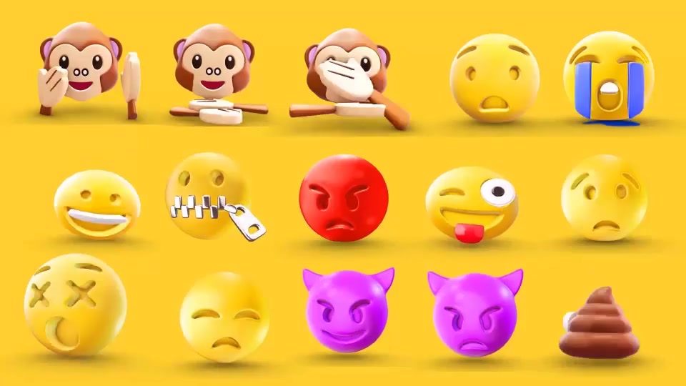 emojis 3d